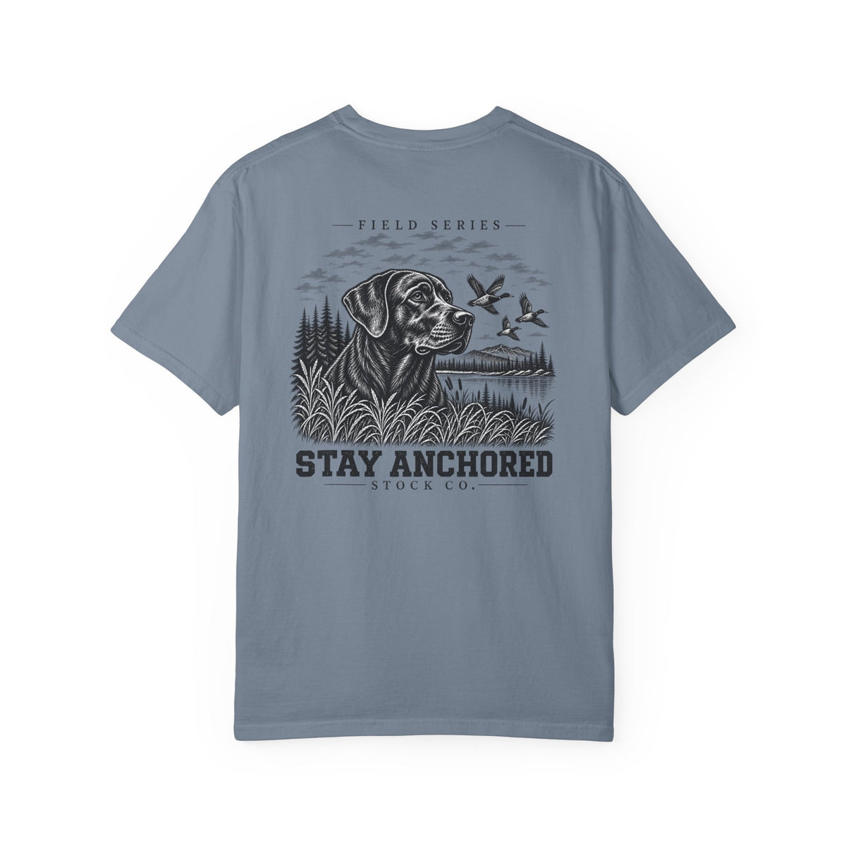 Stay Anchored Field Series Working Dog Tee | Lake Erie Outdoor Graphic Shirt