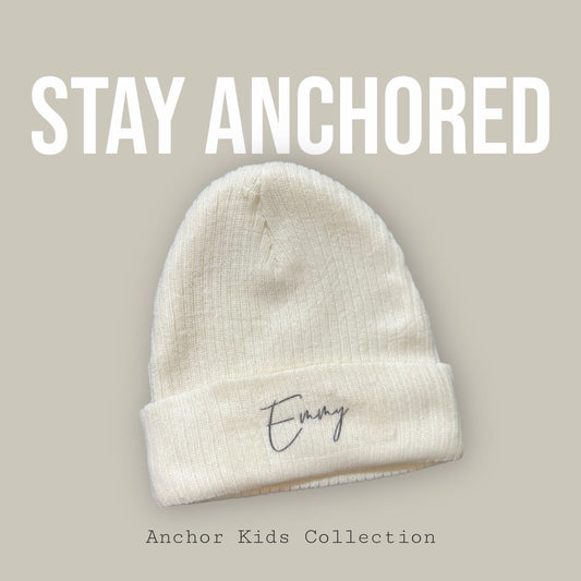 Personalized Knit Beanie | Anchor Kids Collection – Stay Anchored