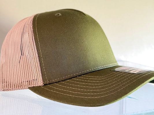 Richardson 112 Loden front with Black mesh